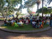 صور: حركة الشبيبة اليافية وباص الفنون ينظمان يوماً من الإبداع للأطفال في يافا